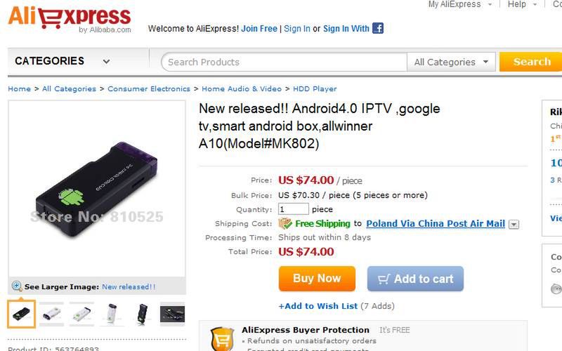 Android 4.0 Mini PC - chińska odpowiedź na Raspberry Pi i FXI Cotton Candy 2