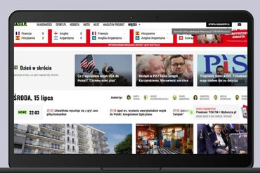 Strona główna Gazeta.pl, fot. mockupbro