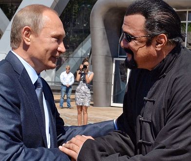 Steven Seagal nie wierzy w winę Putina. "To jakiś podmiot zewnętrzny skłócił ze sobą dwa kraje"