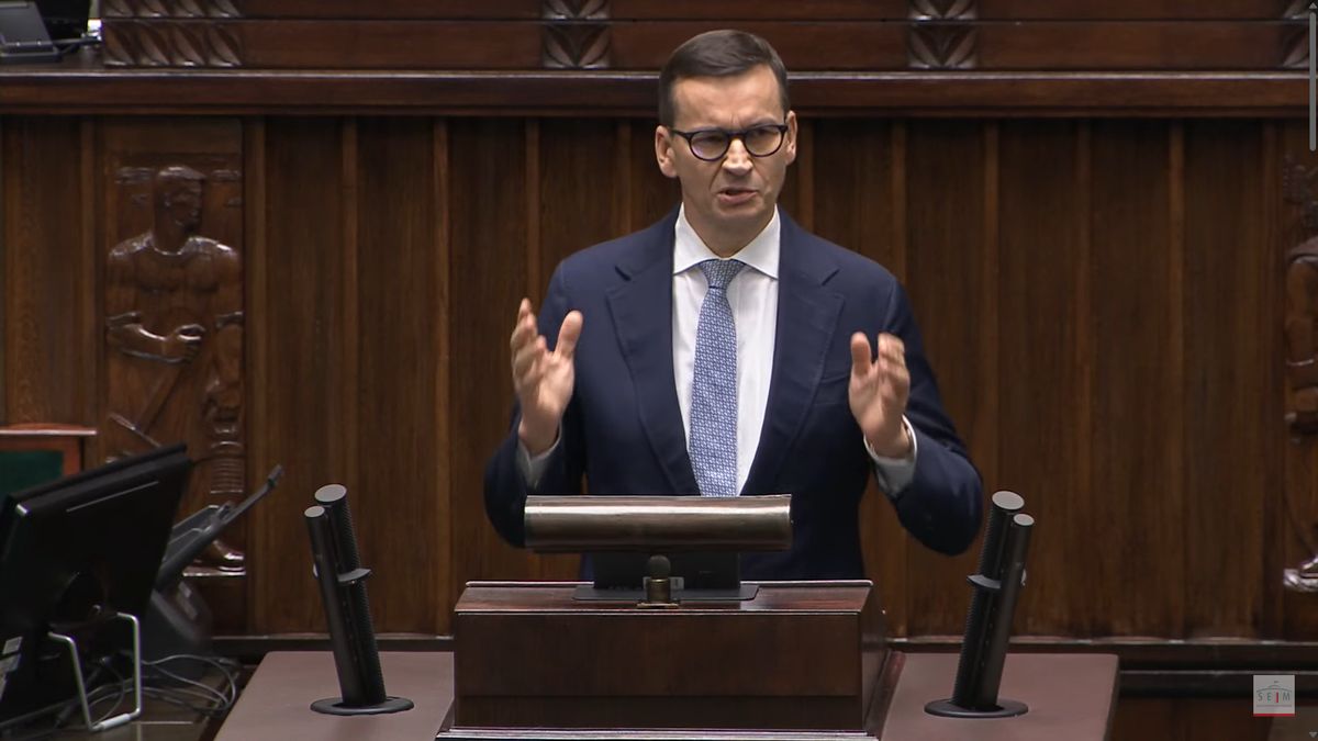 mateusz morawiecki, pis, polityka, powódź Morawiecki ostro o słowach Tuska. Kosztowały być może życie