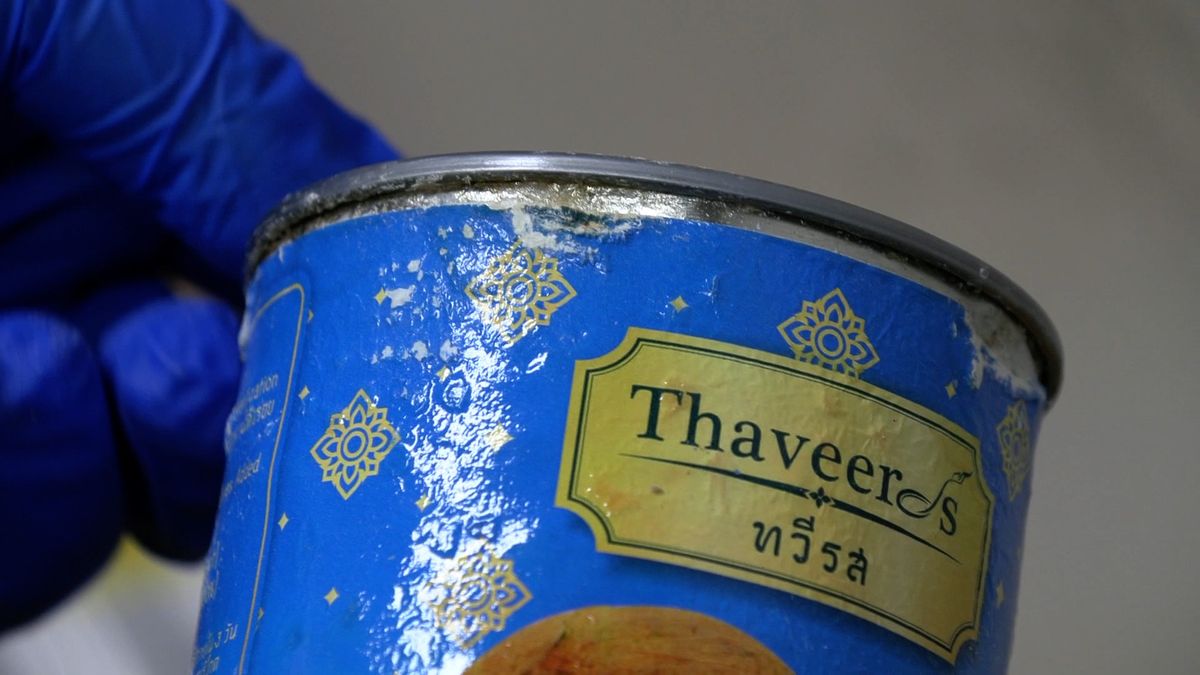 Para odebrała transport amfetaminy z puszkach po mleku kokosowym