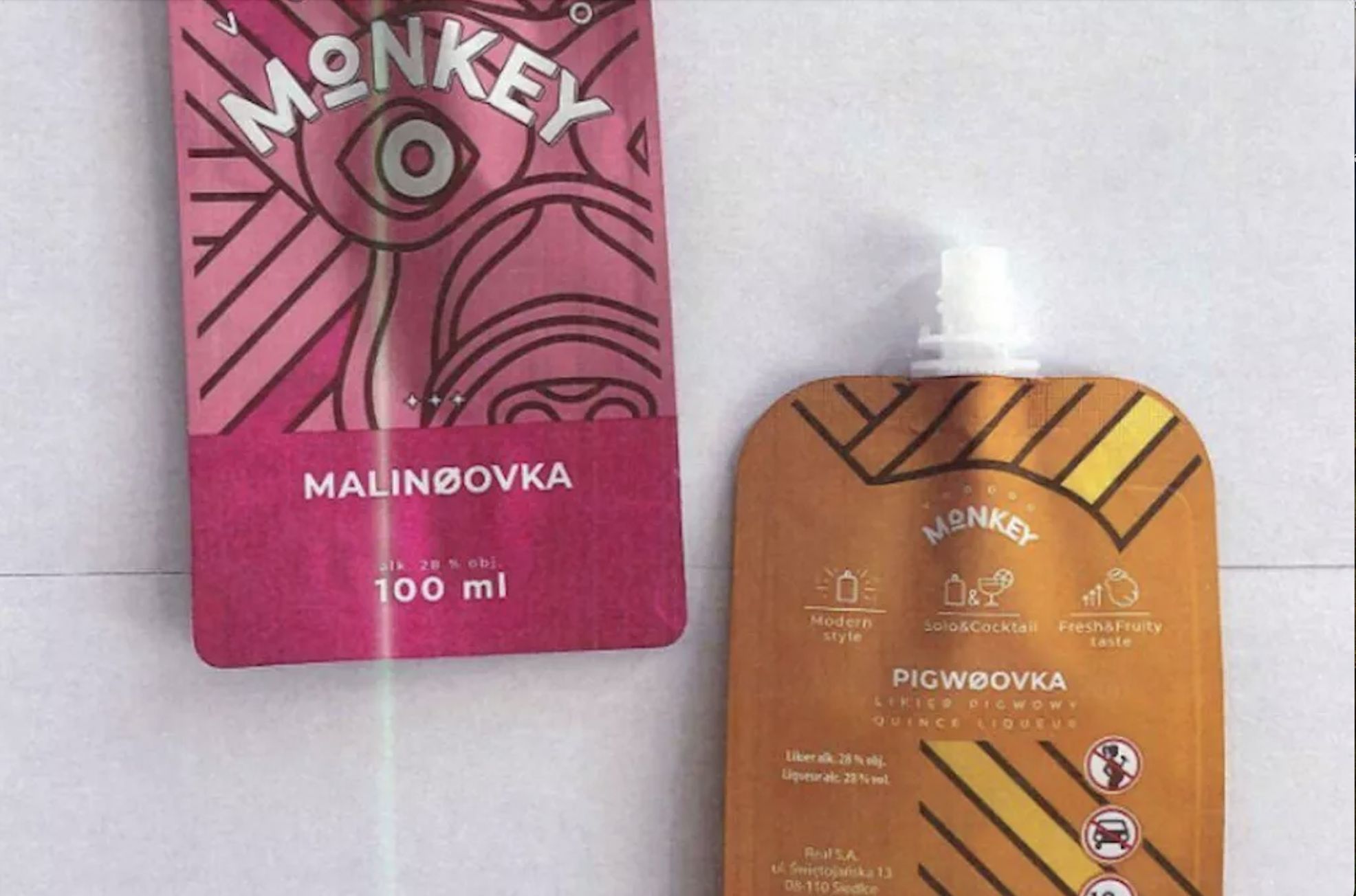 Alkohol w saszetkach ma Nowy produkt wywołuje kontrowersje