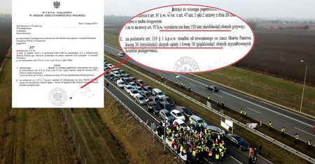 Sypią się grzywny dla rolników za protest na A2. Kołodziejczak: Ardanowski znowu skłamał