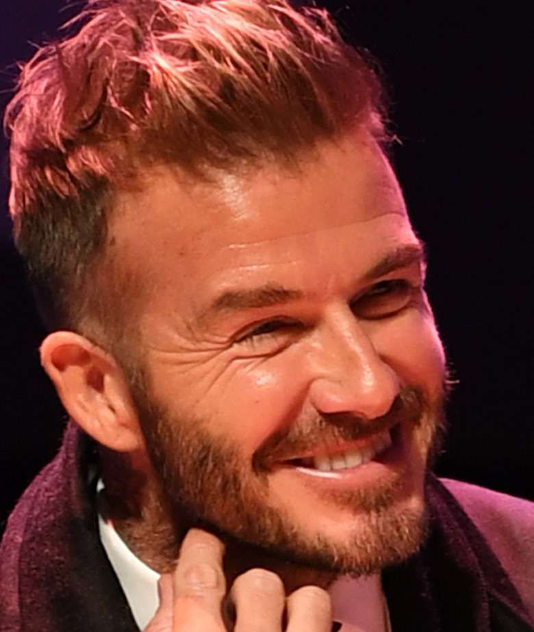 David Beckham przed przeszczepem włosów