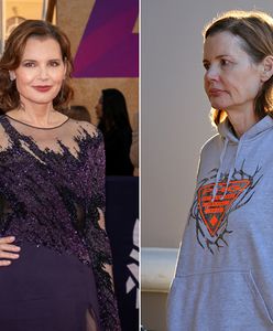 Geena Davis bez retuszu. 63-latka była nie do poznania