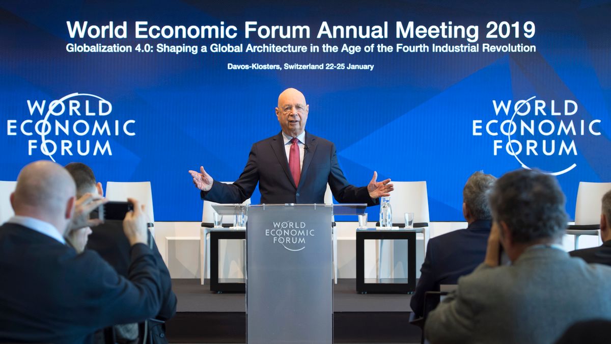 Klausa W. Schwab, prezes wykonawczy Światowego Forum Ekonomicznego w Davos