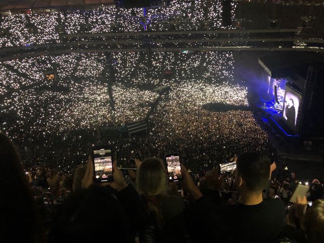 Koncert Taco Hemingwaya i Dawida Podsiadły - stadion był wypełniony po brzegi 