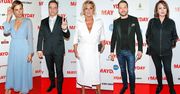 Gwiazdy na premierze filmu "Mayday": Weronika Książkiewicz, Ewa Kasprzyk, Andrzej Młynarczyk