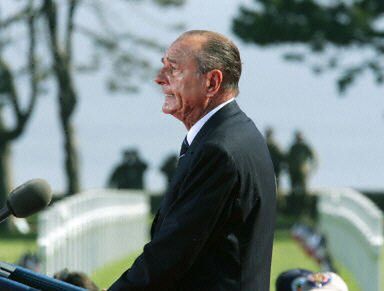 Chirac z rodziną latał za darmo