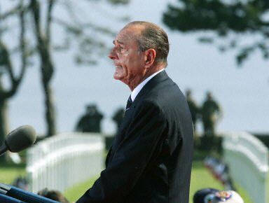 Chirac: Francja nie zapomni swego długu wobec Ameryki