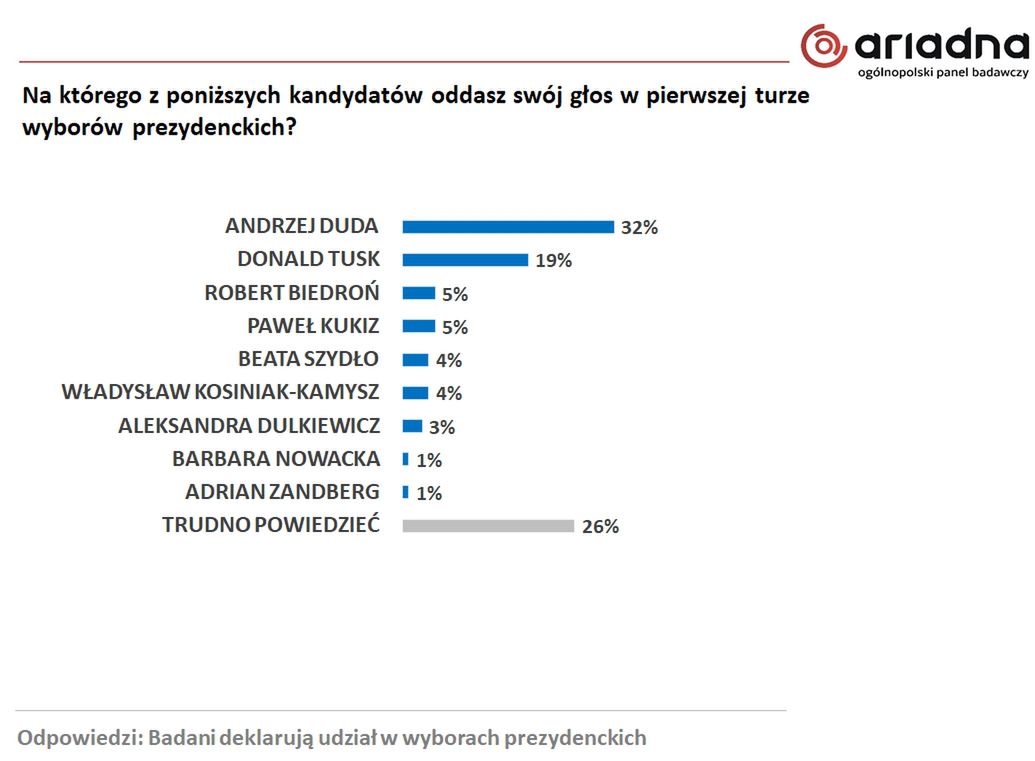 Wyniki badania na panelu Ariadna dla WP 