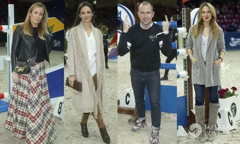 Gwiazdy na zawodach jeździeckich Cavaliada 2017: Kinga Rusin, Karolina Ferenstein-Kraśko, Natalia Klimas, Maciej Florek...