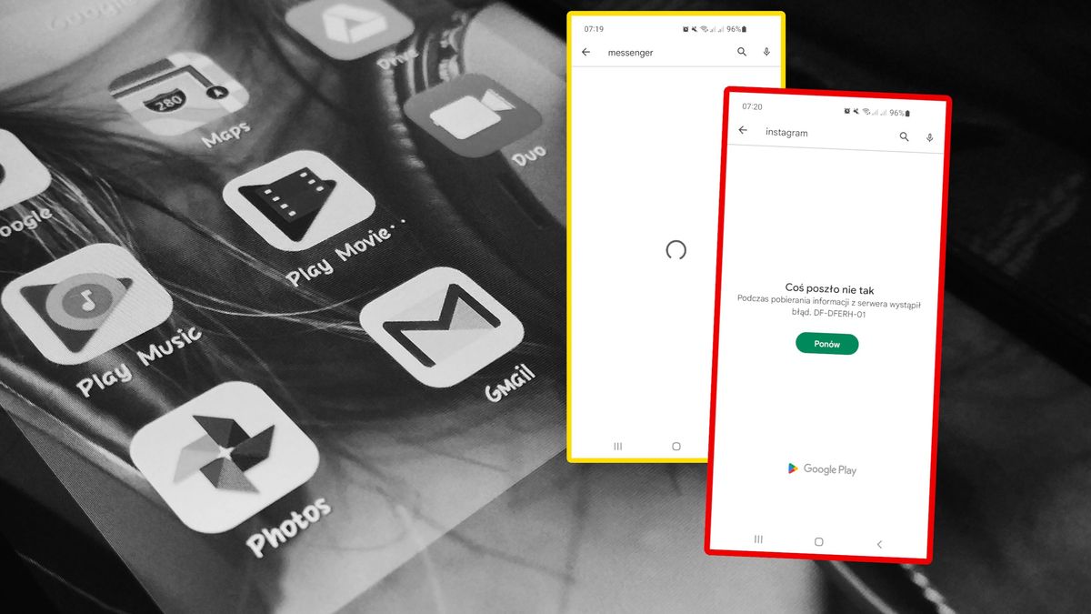Trwa awaria sklepu Google Play
