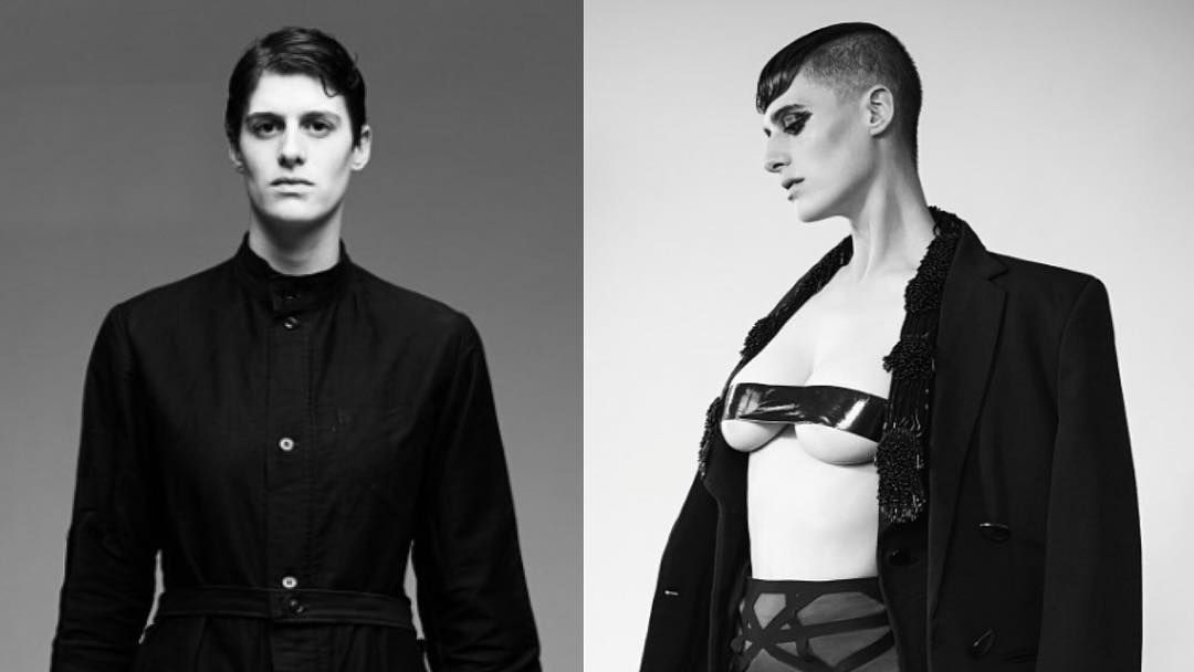 Androgyniczna modelka robi karierę w świecie mody zarówno jako mężczyzna oraz kobieta 1