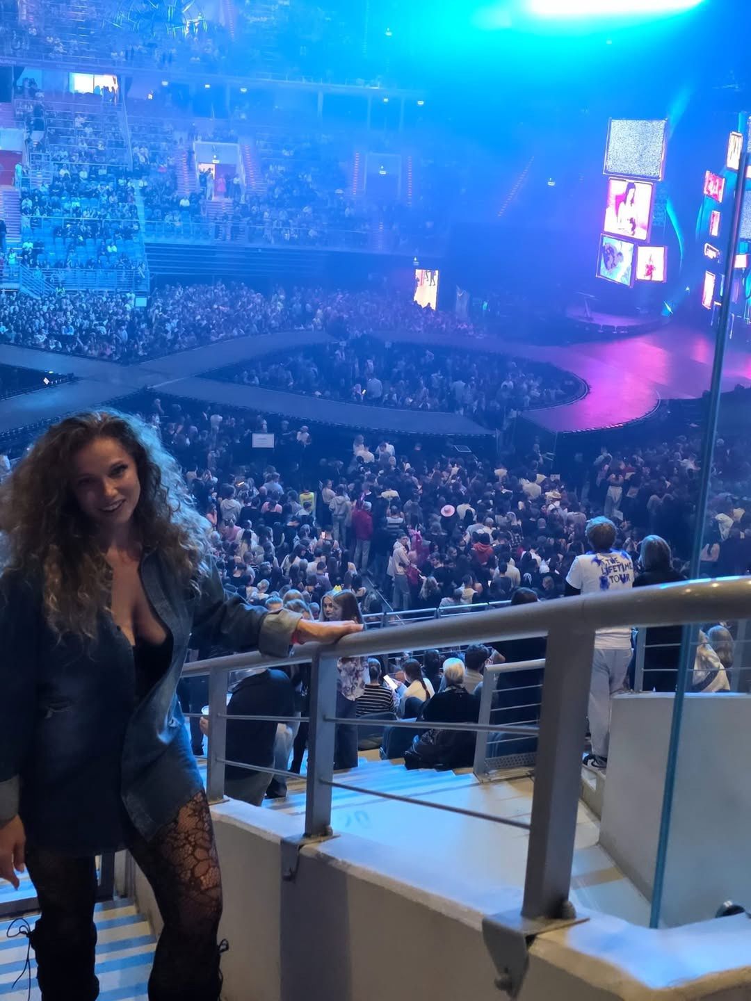 Joanna Liszowska na koncercie Katy Perry 