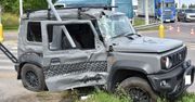 Biała Podlaska: Kierowca terenówki nie ustąpił ciężarówce. Skończyło się groźnie wyglądającym zderzeniem