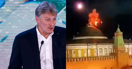 Pieskow oskarża: To USA stoi za atakiem na Kreml