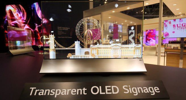 LG na ISE 2018: przezroczyste, elastyczne panele OLED i ściany wideo