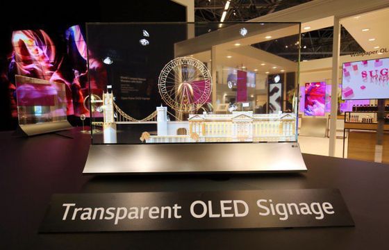 LG na ISE 2018: przezroczyste, elastyczne panele OLED i ściany wideo
