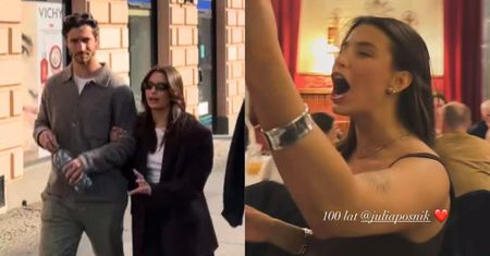 Julia Wieniawa i jej NOWY CHŁOPAK (?) bawili się razem na urodzinowej balandze przyjaciółki artystki (FOTO)