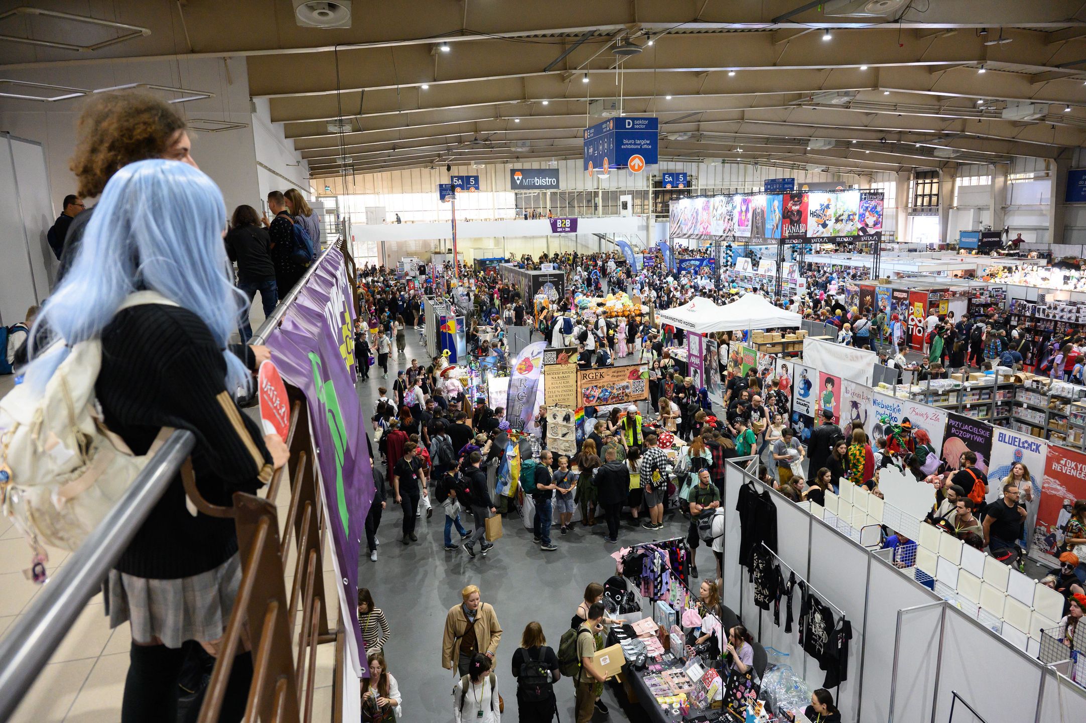 Pyrkon odbywa się na terenie Międzynarodowych Targów Poznańskich