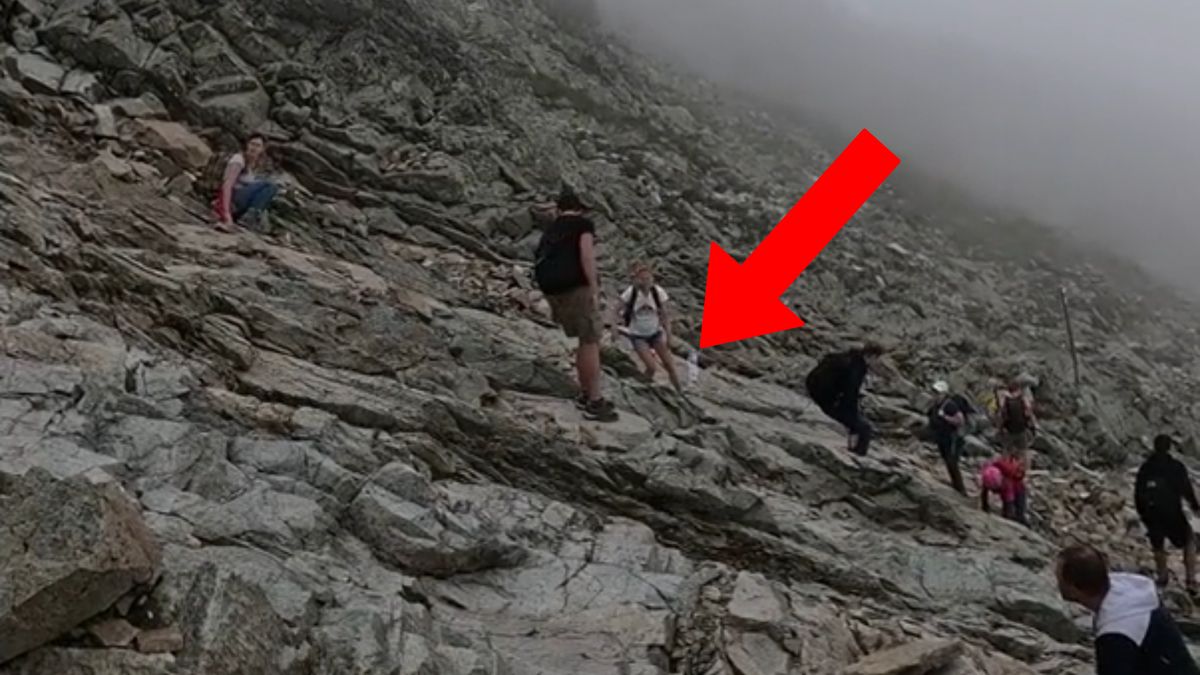 Spadająca butelka w Rysach