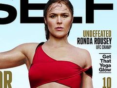 Ronda Rousey jak seksbomba na okładce magazynu "Self"