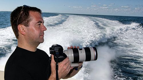 Dmitrij Miedwiediew - pierwszy fotograf Rosji 1