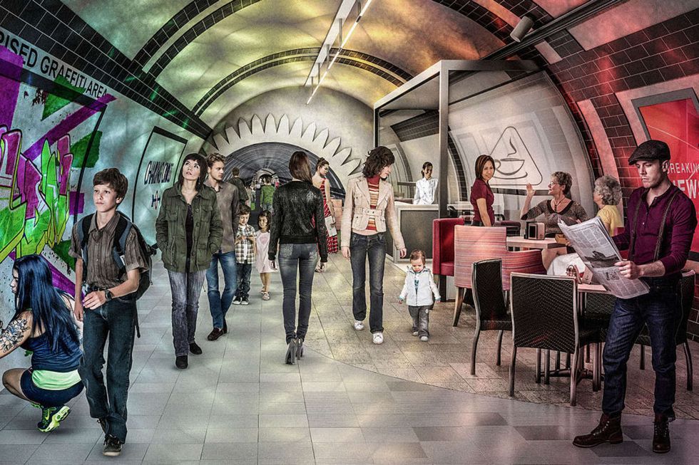 Fantastyczny pomysł! London Underline: stare tunele metra jako rowerowe autostrady 2