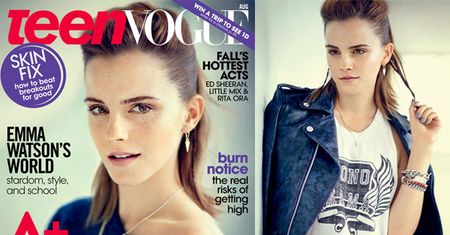 Piegowata Watson na okładce "Teen Vogue"! (FOTO)