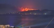 Korfu w ogniu. Z Albanii widać ogromną łunę ognia