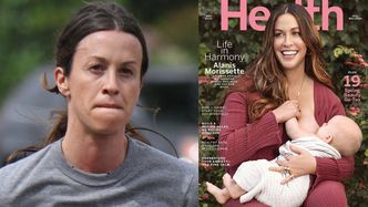 Alanis Morissette karmi piersią na okładce magazynu i otwiera się na temat ciemnych stron macierzyństwa: "Przy pierwszej dwójce dzieci miałam depresję, myśli samobójcze i lęki"