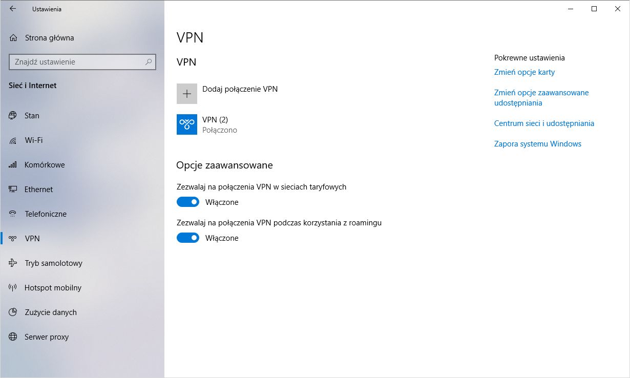 Konfiguracja sieci VPN w Windows jest prosta