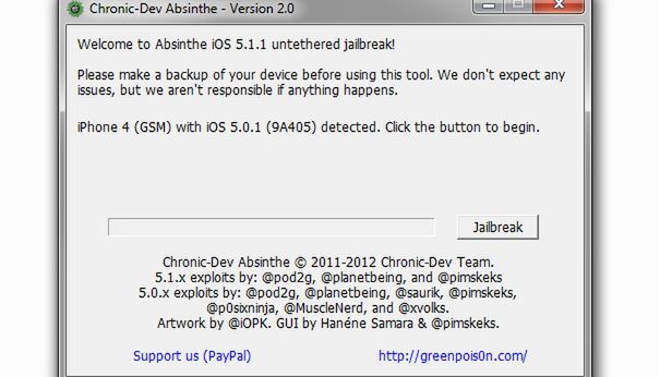 Absinthe 2.0 - jailbreak dla iOS 5.1.1 już jest! 1