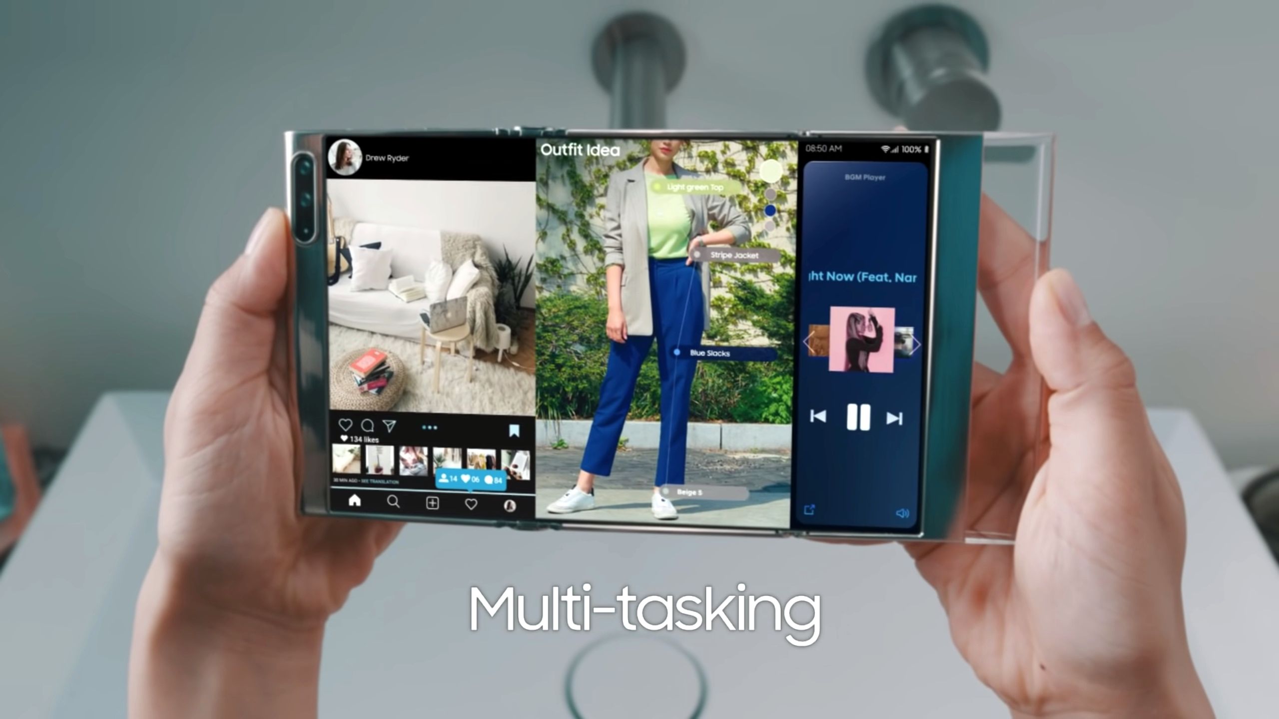 Oto pomysł Samsunga na podwójnie składany smartfon 2