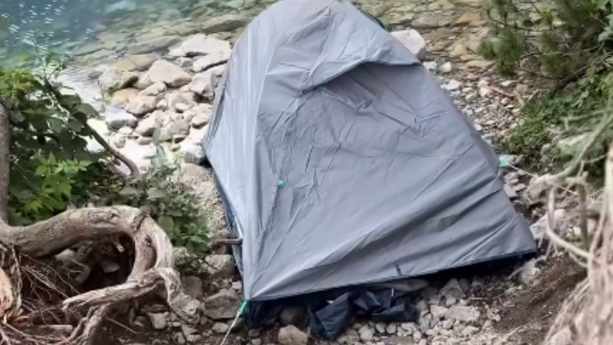 Ktoś rozbił namiot w Tatrach