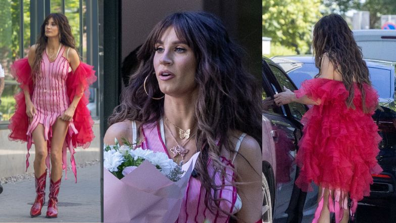 Sylwia Grzeszczak paraduje po mieście w tiulowej pelerynce