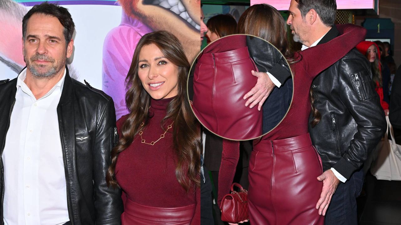 Paweł Deląg z ukochaną na ściance