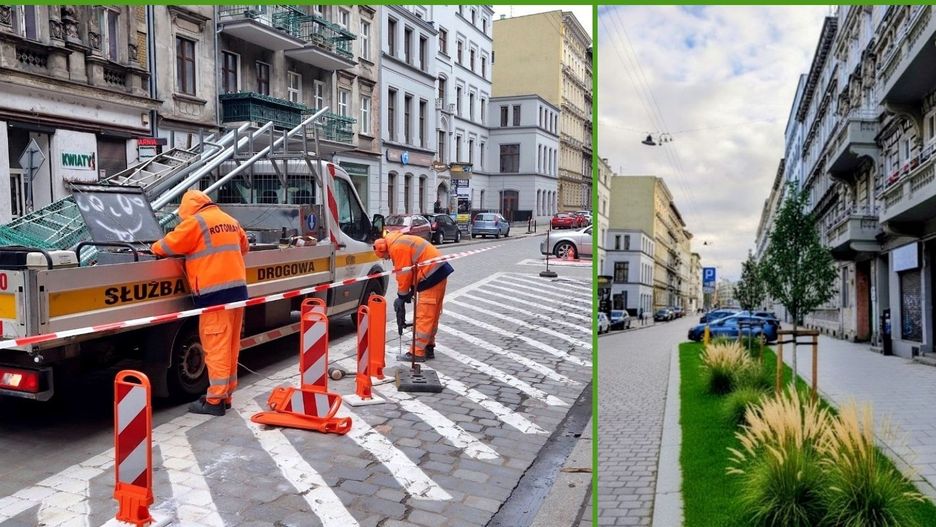&#34;Szare chodniki, brak zieleni, nierówne płyty. Ale zobacz, jak może wyglądać po zmianach - z prostymi chodnikami, trawą, bylinami i krzewami, które zatrzymują pył i dają cień&#34; - zachęcają autorzy projektu.