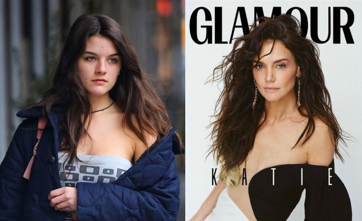 Młodzieńcza Katie Holmes czaruje na okładce "Glamour" i opowiada o córce: "Musiałam ją CHRONIĆ"