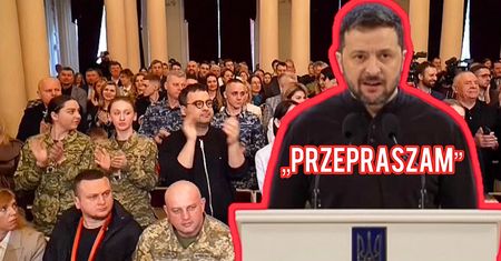Zełenski "przeprosił" za brak garnituru. Wymowny żart w Kijowie i oklaski