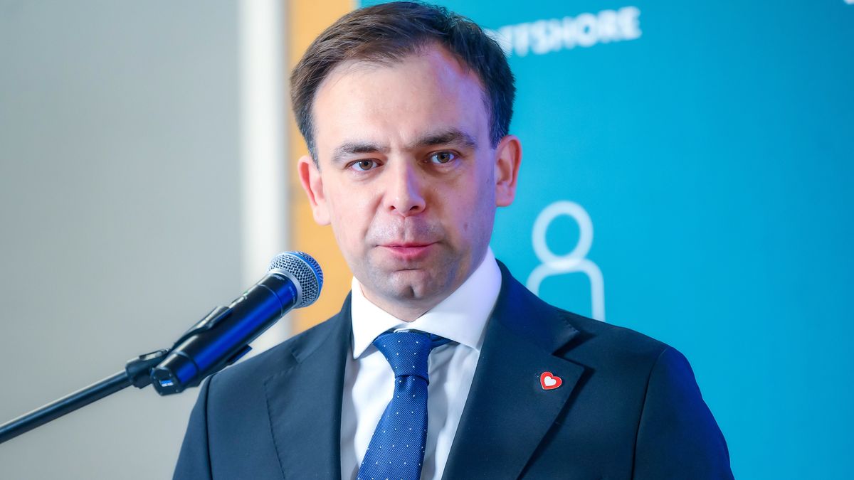 Minister finansów i gospodarki Andrzej Domański