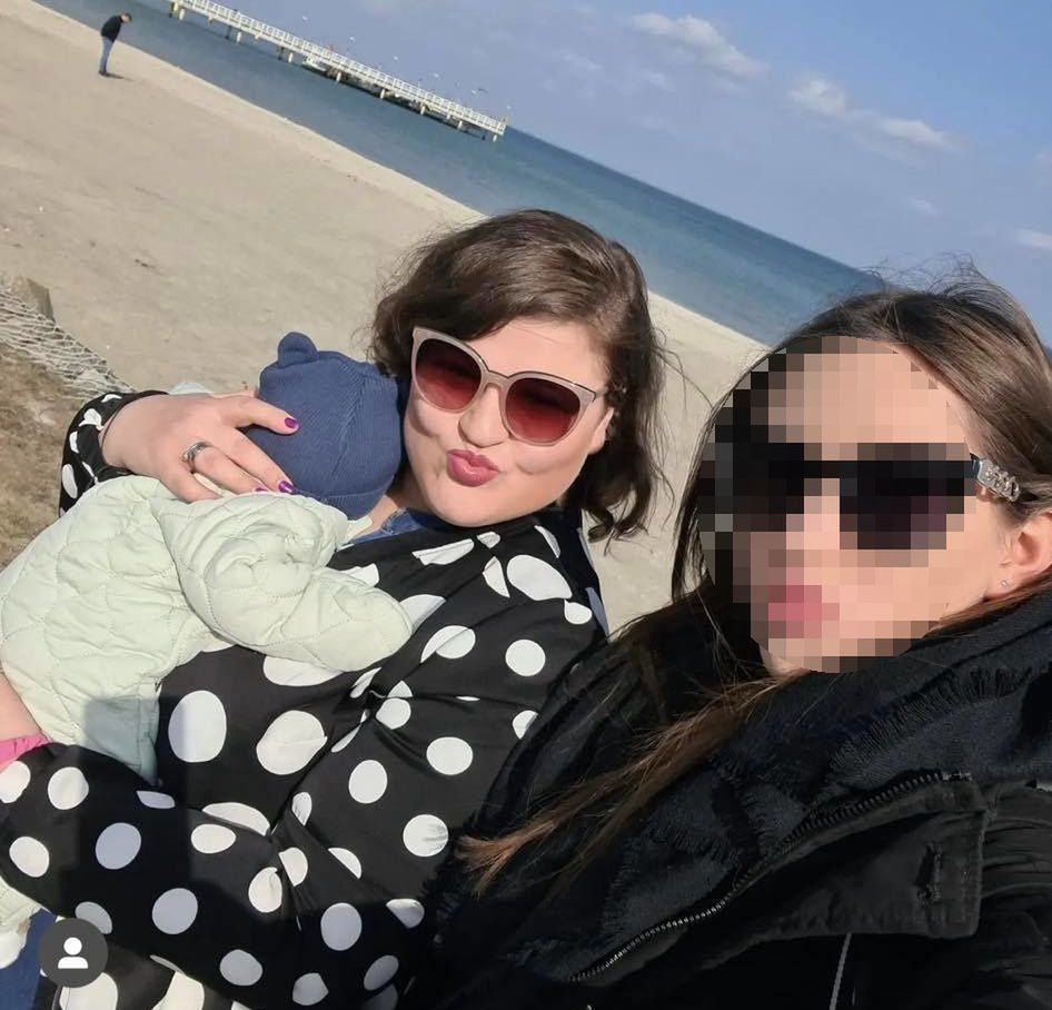 Dominika Gwit z synkiem