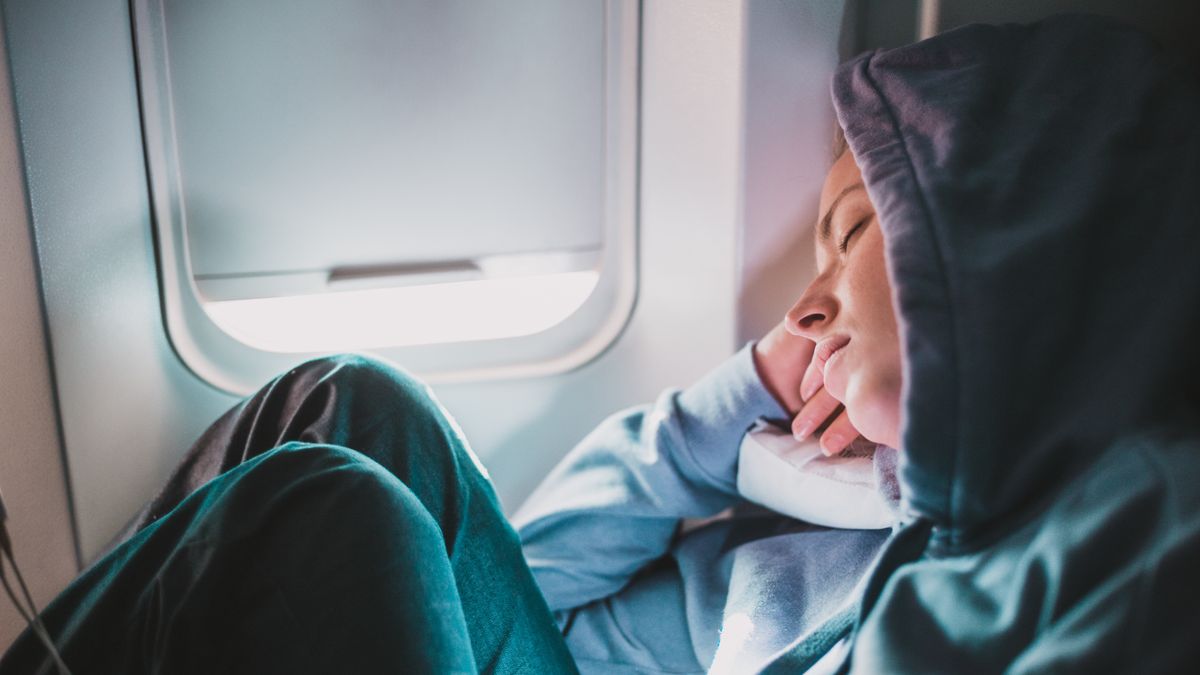 Wiele osób przesypia lot samolotem