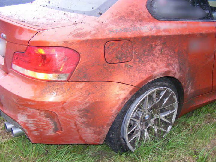 BMW 1M Coupe rozbite w Polsce