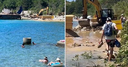 Tuż obok plażowiczów. Ludzie w Chorwacji się wściekli