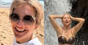Egzotyczna Magda Steczkowska pozuje w bikini pod gigantycznym wodospadem (FOTO)