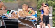 Justin i Hailey Bieber nie szczędzą sobie czułości podczas rejsu jachtem po jeziorze (ZDJĘCIA)