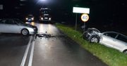 Rachodoszcze: 76-latka w alfie nagle zjechała na czołówkę z volkswagenem