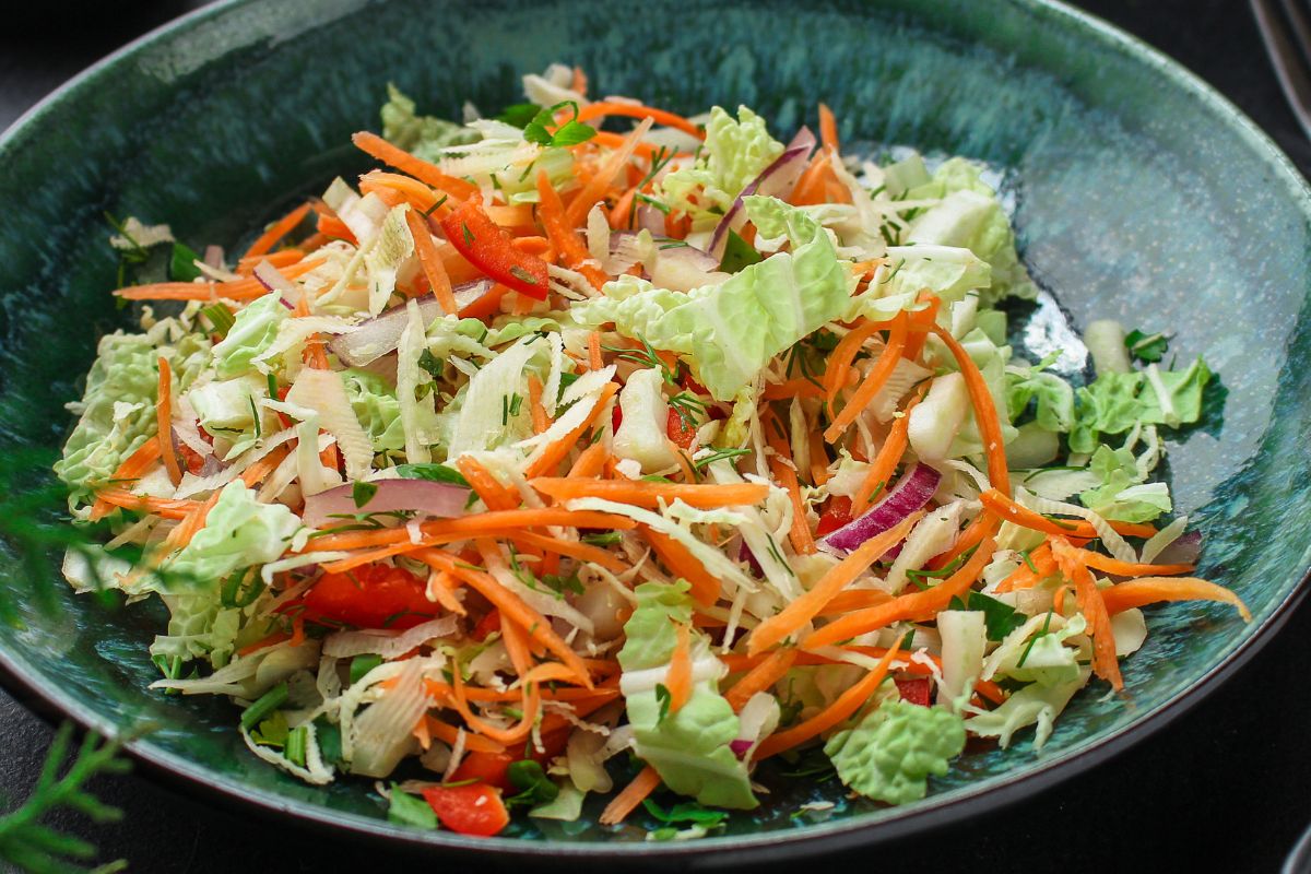 Zrobiłam surówkę z kapusty pekińskiej po chińsku. Lepsza niż z azjatyckiej restauracji